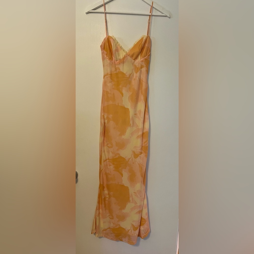 Hello Molly Vibrant Orange Maxi Dress